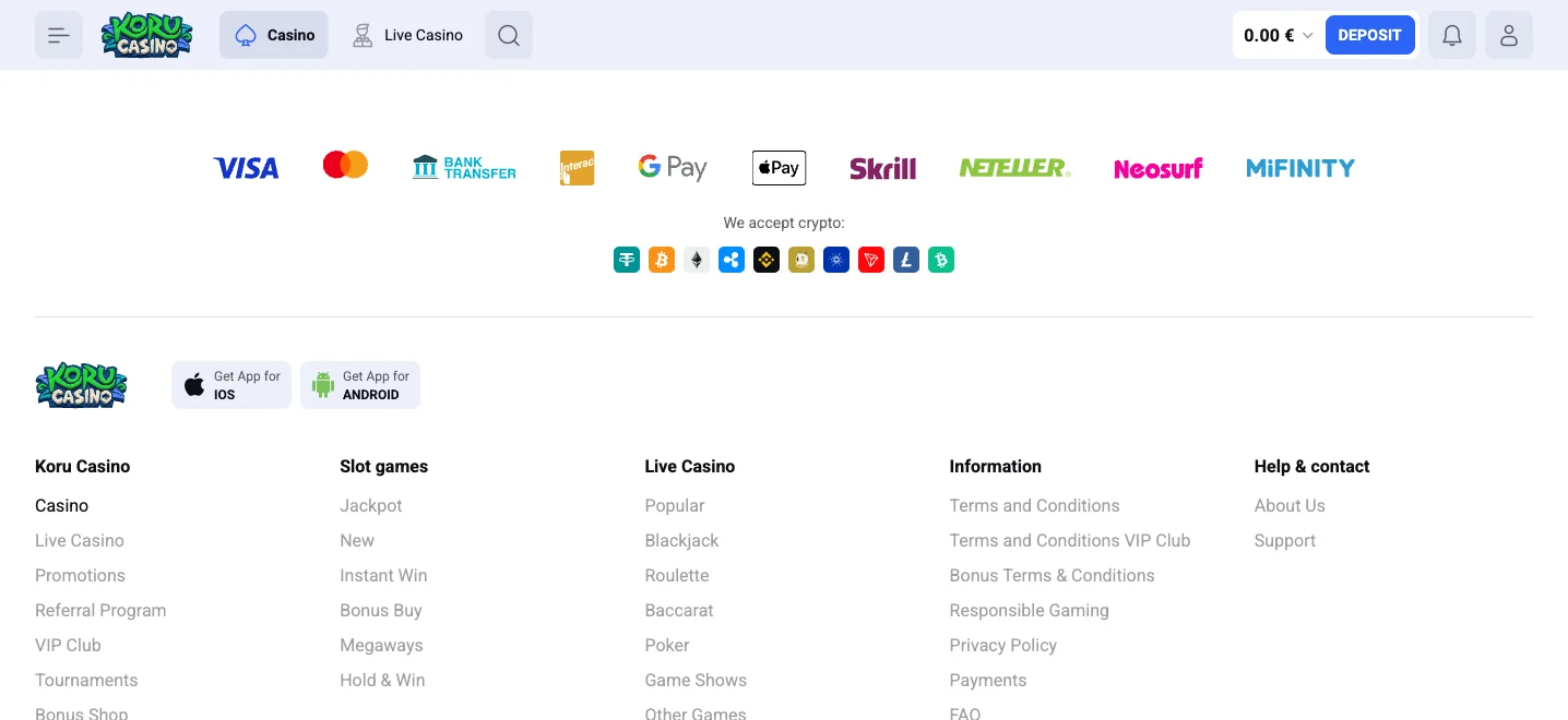 Konto-Verifizierung (KYC) – Koru